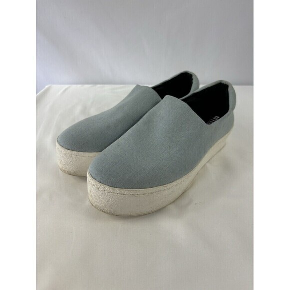 Opening Ceremony Cici Denim Slip On Sneakers Blue 8.5 39 - Picture 4 of 11